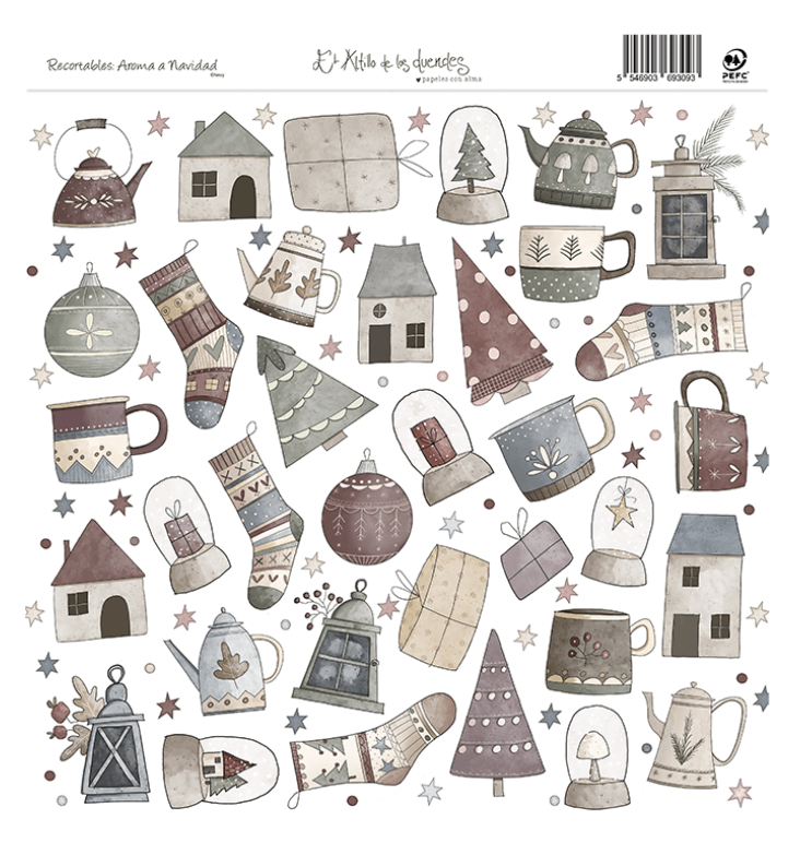 Recortables Aroma a Navidad – El Altillo de los Duendes (30,5 x 30,5 cm, 190 gr)