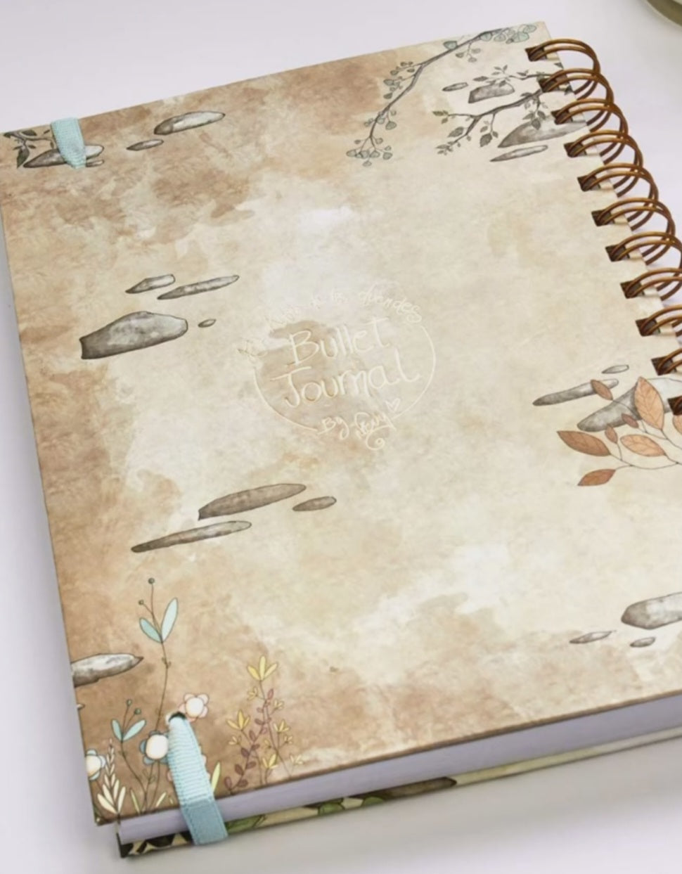 Bullet journal Valentina en la ventana
