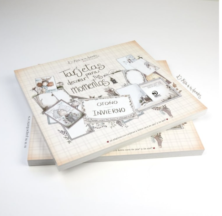 Bloc Tarjetas Decorativas Otoño Invierno – El Altillo de los Duendes