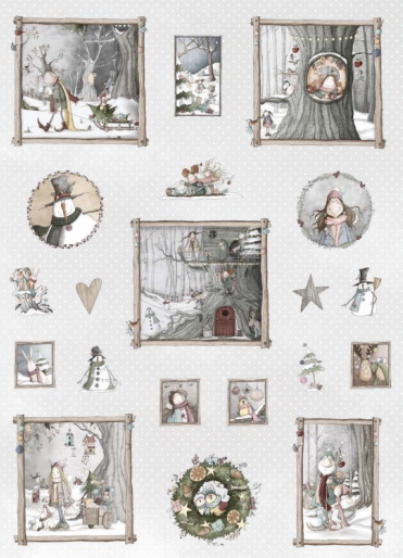 Panel Una navidad en el bosque