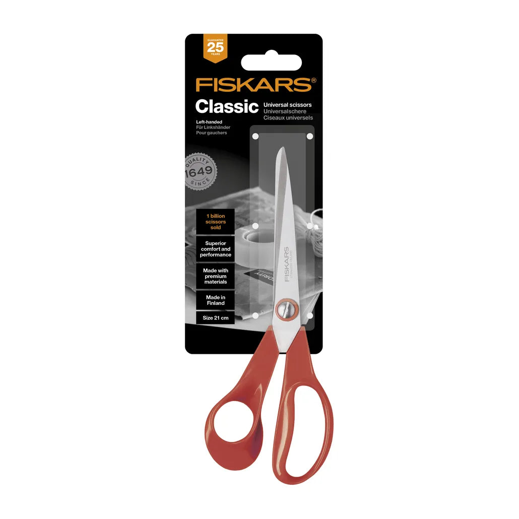 Tijeras de color rojo para zurdoS