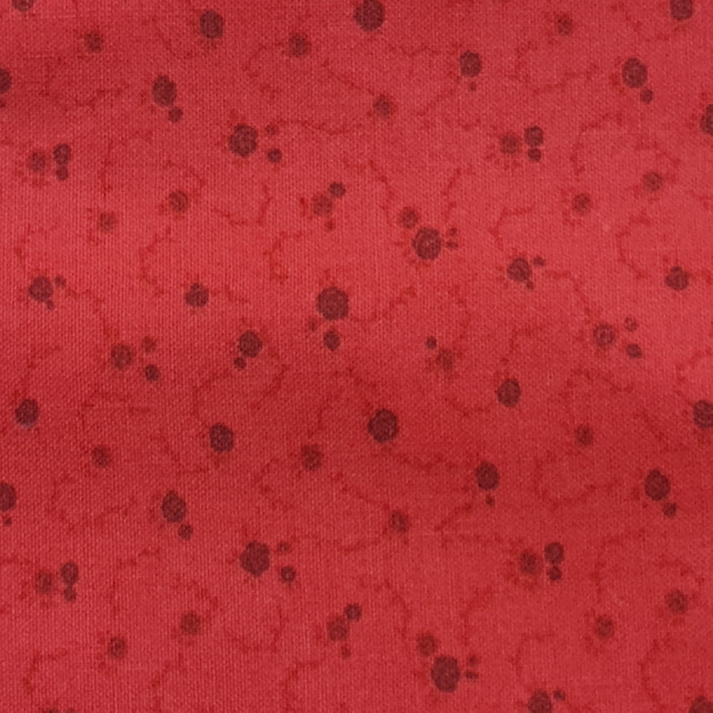 Tejido flores Basic Red 218