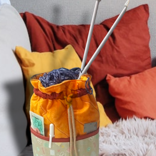 Bolso de labores punto
