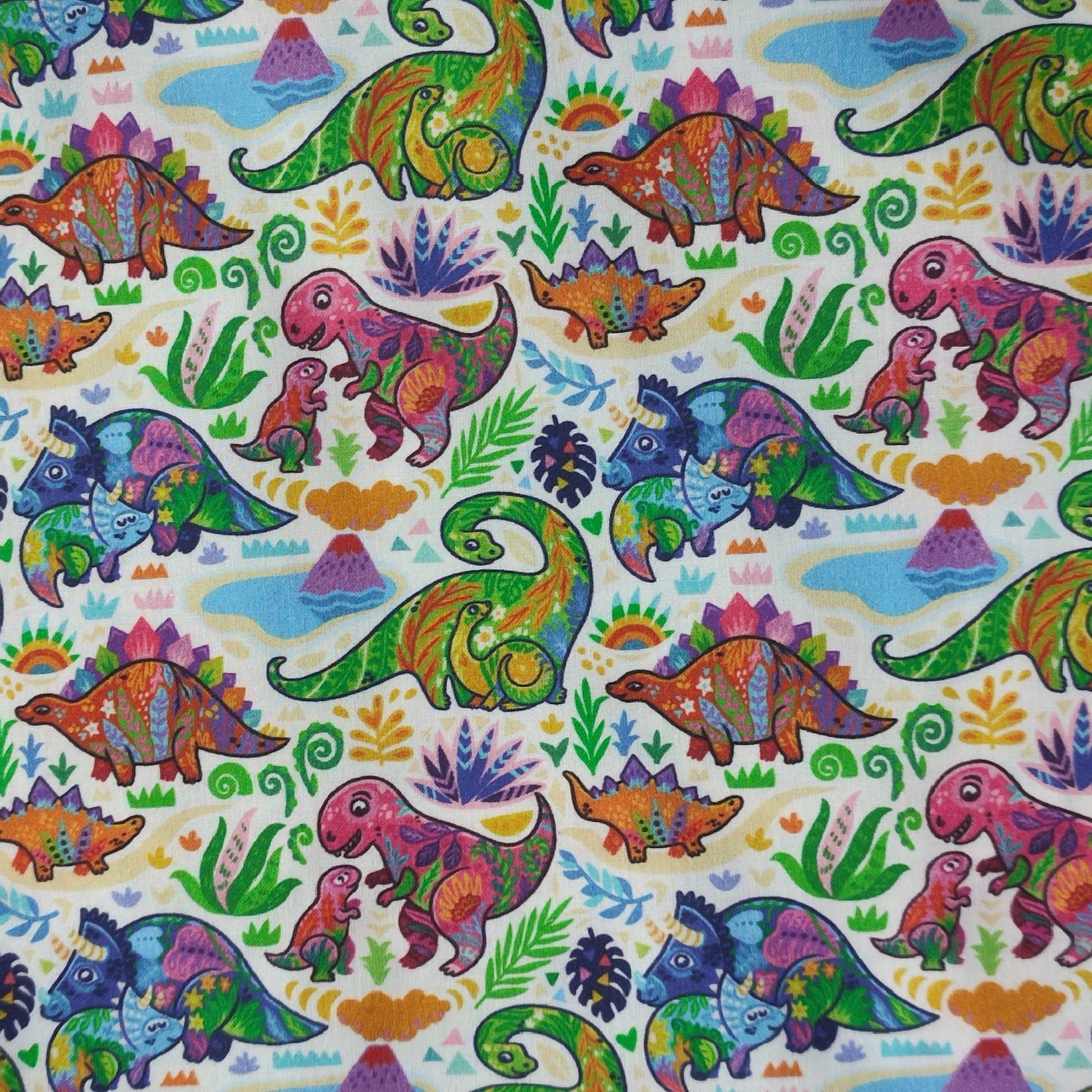 Dinosaurios Multicolor