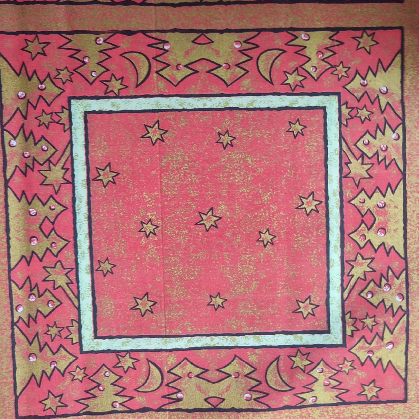 Tela navidad cuadriculada Roja & Verde