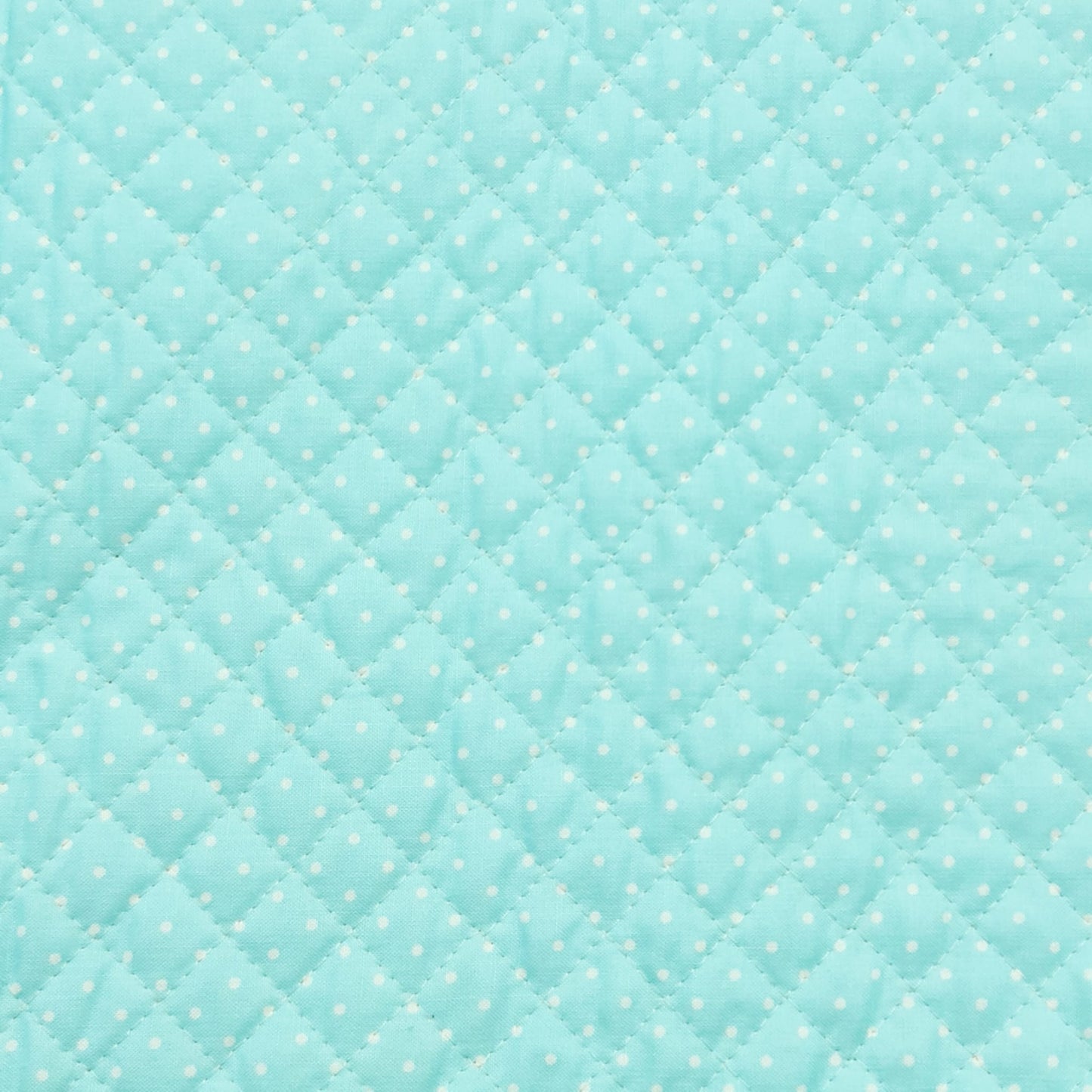 Printed Acolchado azul Topito Blanco