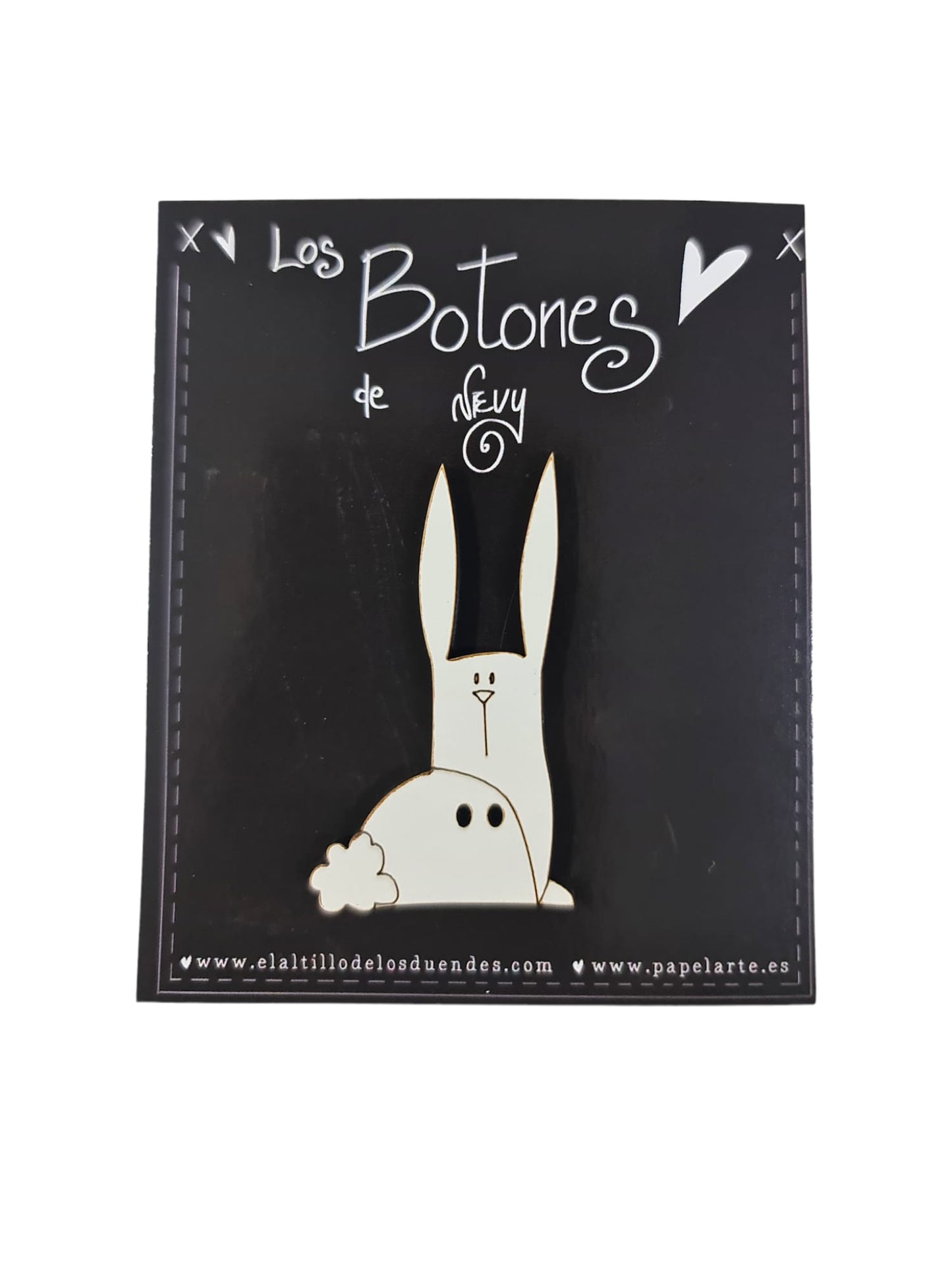 Boton forma de conejo